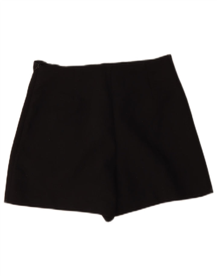 Zara Damen-Freizeitshorts, Größe S, W26, Schwarz, Polyester
