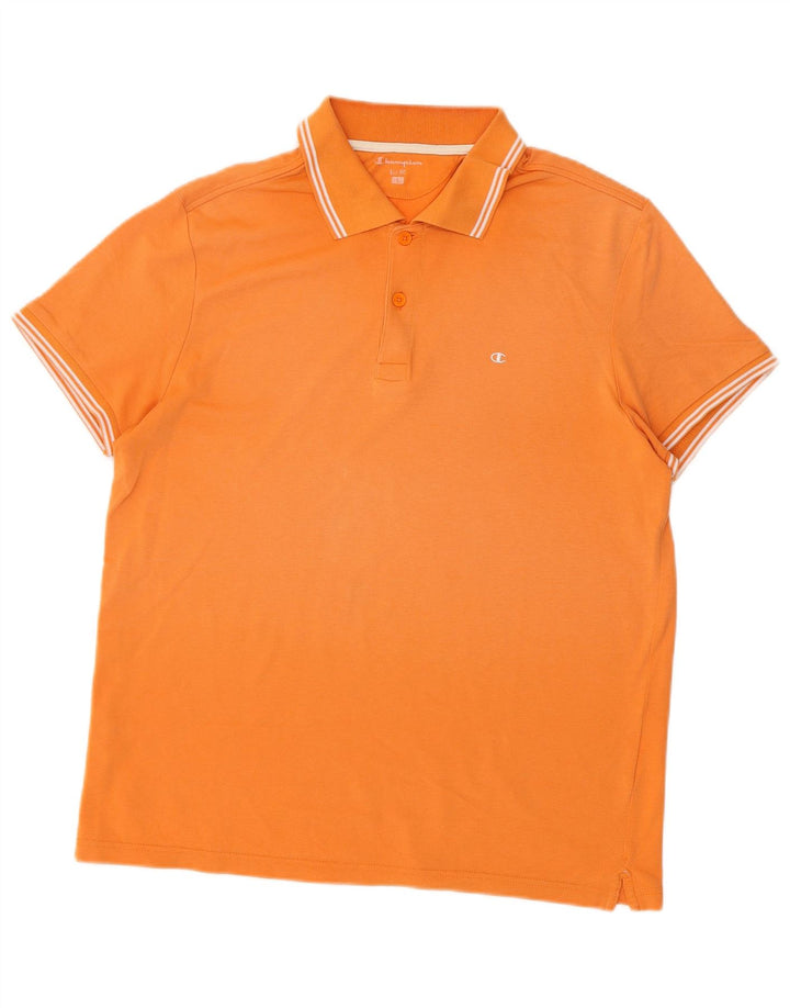 CHAMPION Herren Easy Fit Poloshirt Large Orange