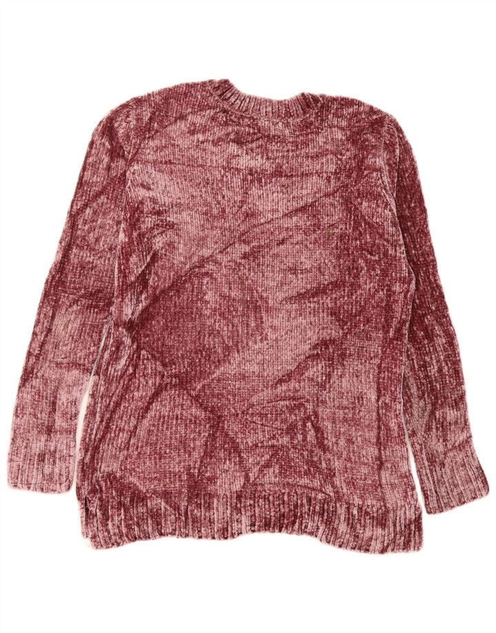 ORVIS Damen-Pullover mit V-Ausschnitt, UK 14, mittleres Kastanienbraun, Polyester