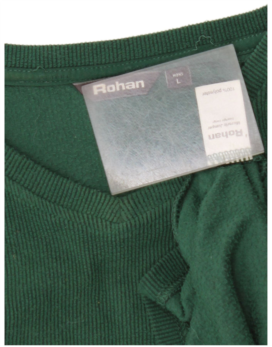 ROHAN Herren-Fleece-Oberteil, langärmelig, mittelgrün, Polyester