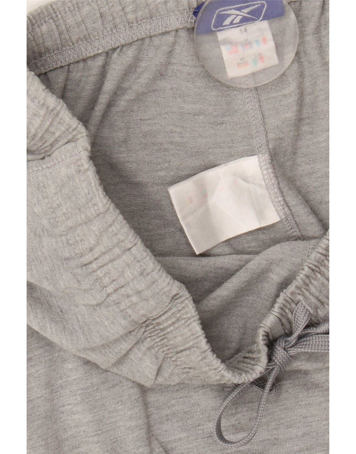 Reebok Damen Capri-Trainingshose, Größe 44, Grau