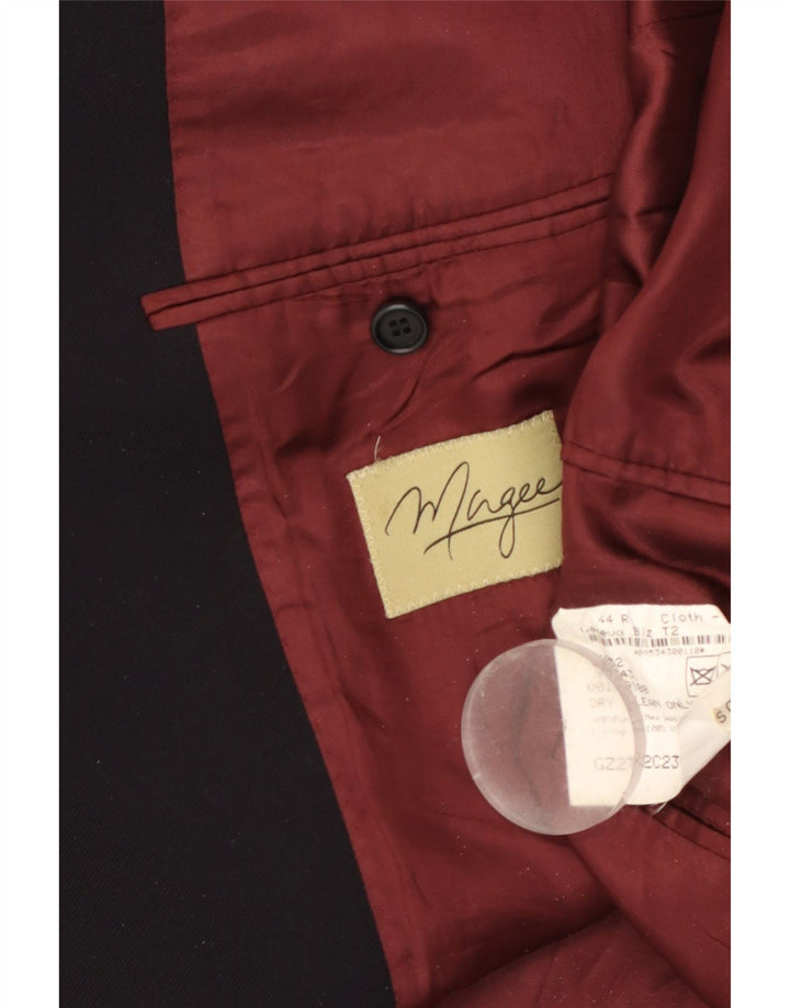 Magee Herren-Blazer mit 2 Knöpfen, UK 44, große marineblaue Wolle