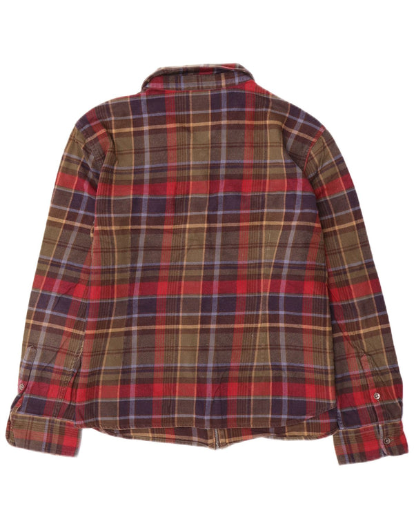 CHAPS Damen-Flanellhemd, UK 18, XL, mehrfarbig, kariert, Baumwolle