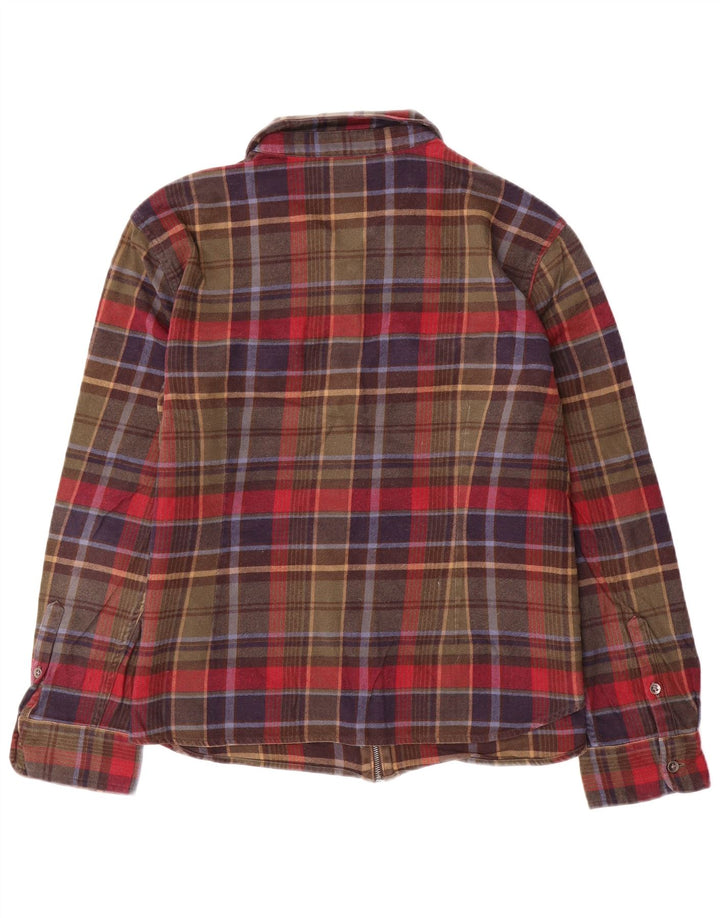 CHAPS Damen-Flanellhemd, UK 18, XL, mehrfarbig, kariert, Baumwolle