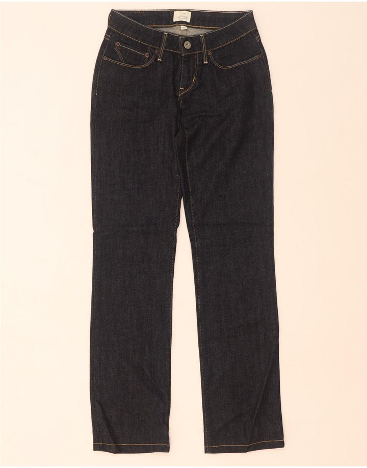 Levi's Damen Bold Curve Straight Jeans W25 L32 Schwarze Baumwolle