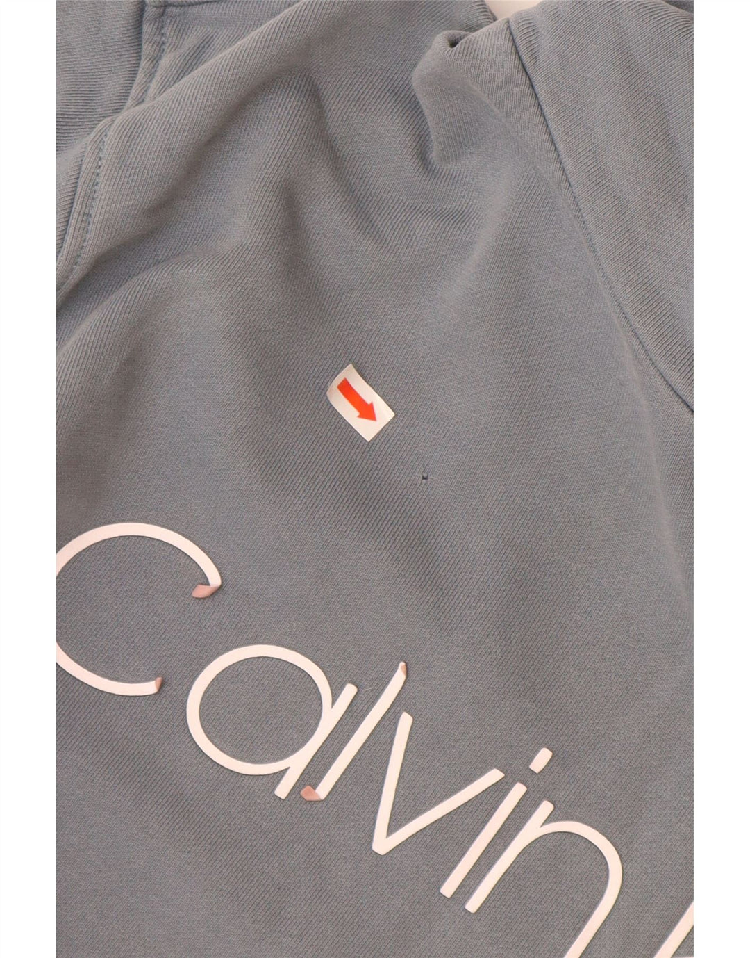 CALVIN KLEIN Herren-Kapuzenpullover mit Grafik, Größe S, Blau