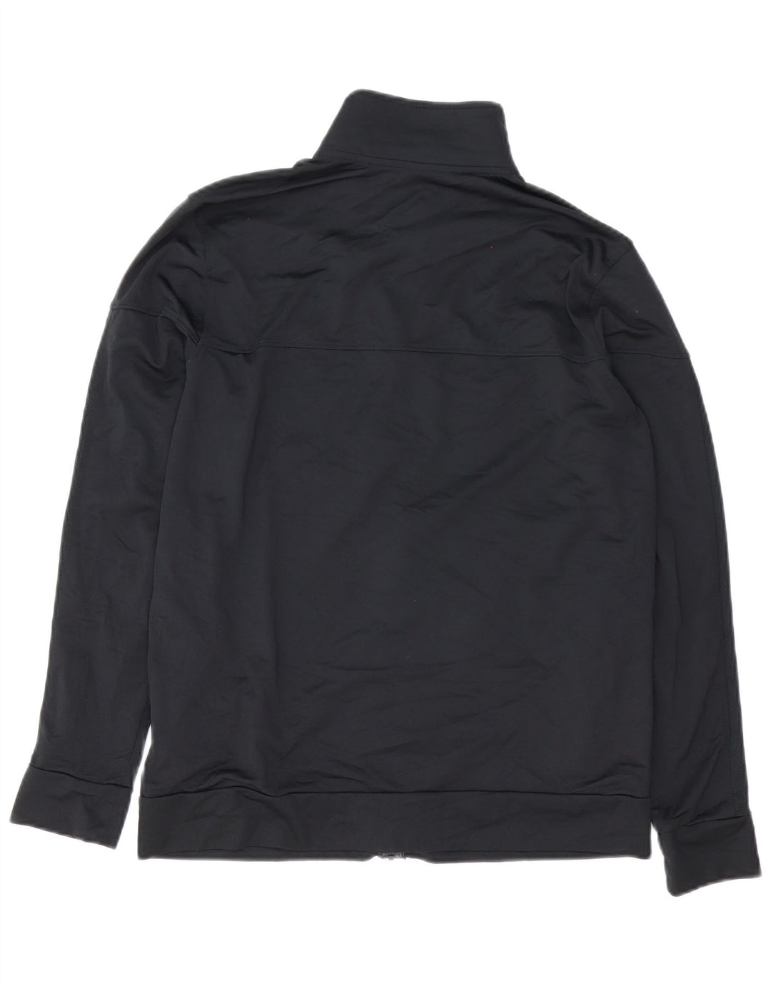 Under Armour Herren-Trainingsanzug-Top-Jacke aus mittelschwarzem Polyester