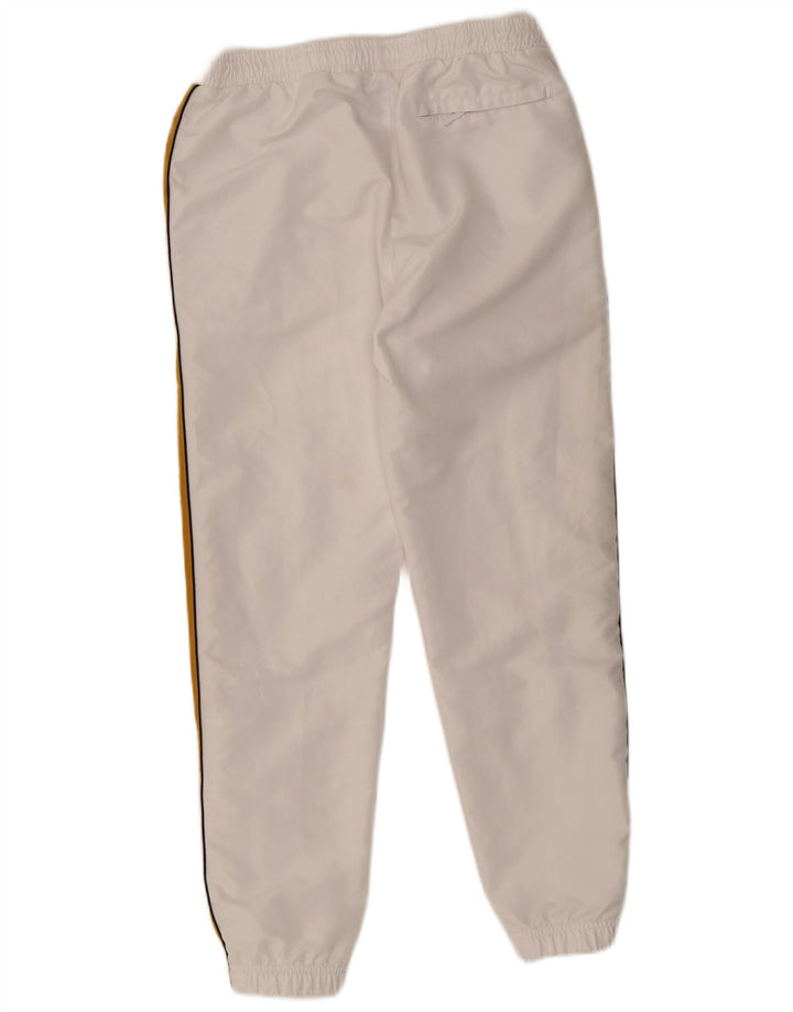 Sergio Tacchini Herren-Trainingshose, Jogginghose, Größe L, Weiß, Polyester
