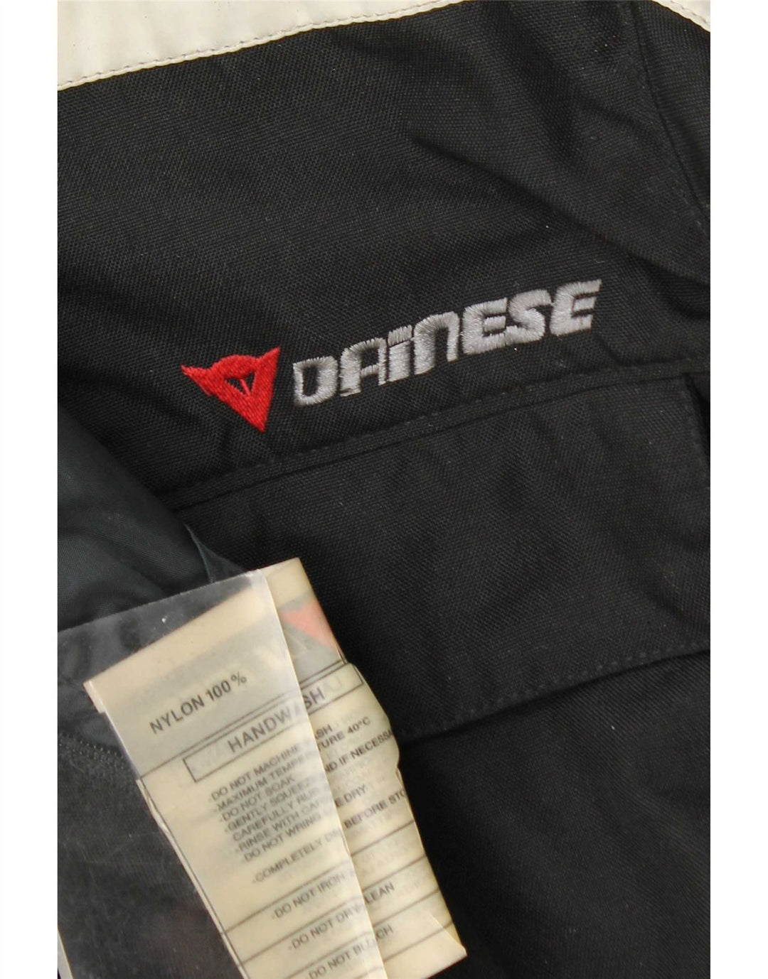 Dainese Womens Graphic Racer Jacke UK 12 Mittelschwarzes Colourblock-Nylon
