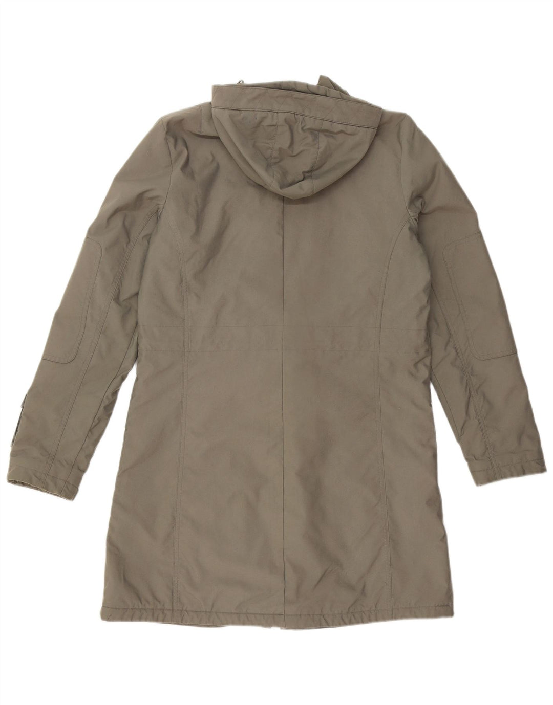 Adidas Damen Kapuzenmantel UK 14 Mittelgraues Polyester