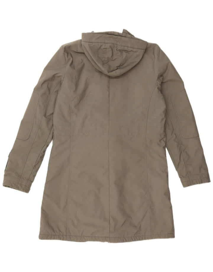 Adidas Damen Kapuzenmantel UK 14 Mittelgraues Polyester