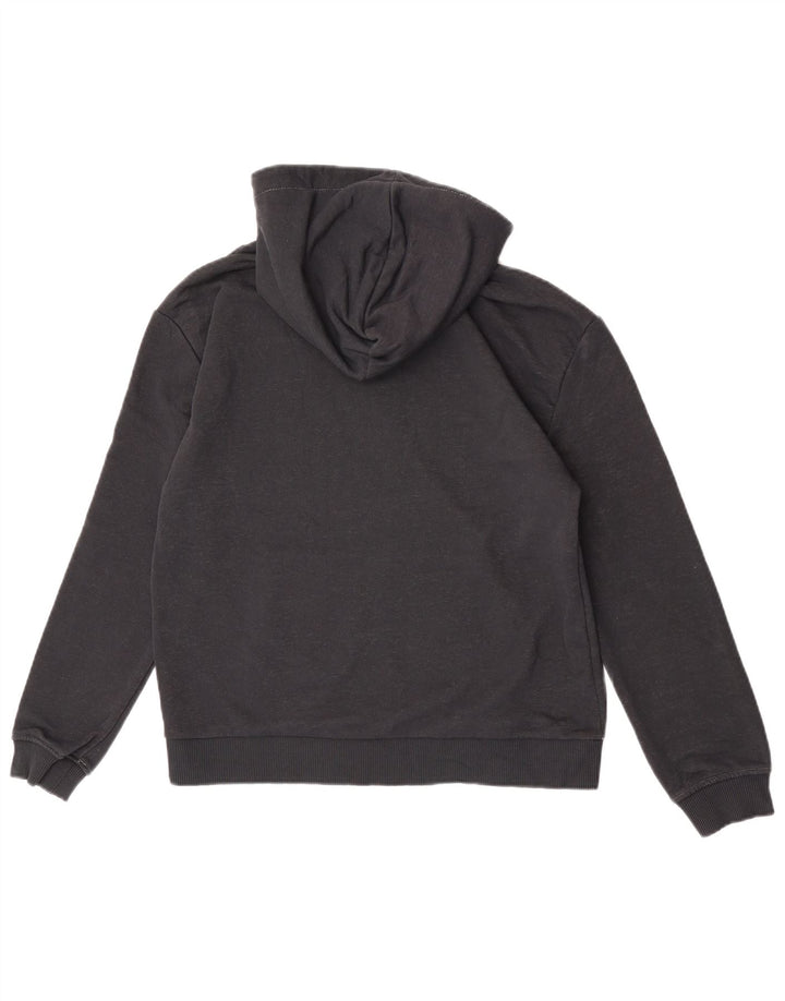 Fila Damen Graphic Hoodie Pullover UK 14 Medium Schwarz