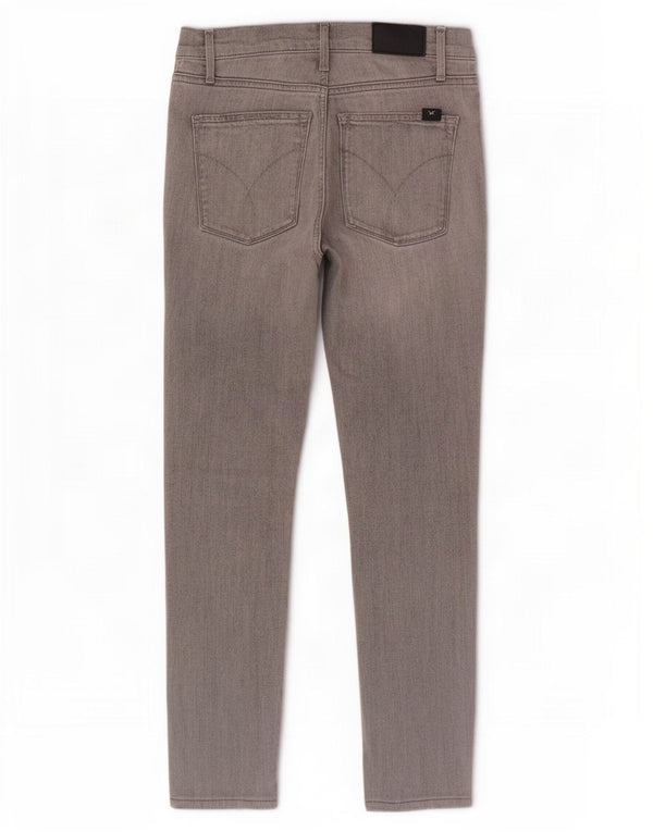 Calvin Klein Damen Skinny Jeans W26 L27 Grau