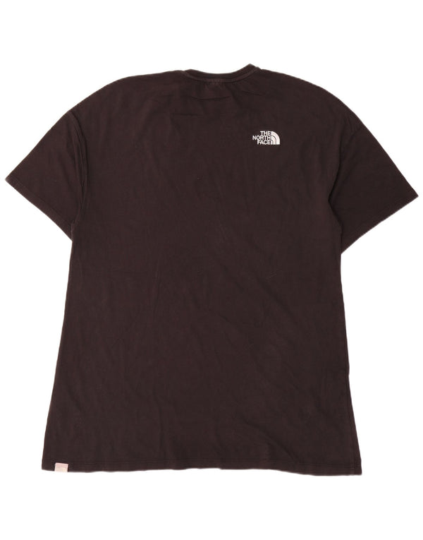 The North Face übergroßes T-Shirt-Kleid für Damen, UK 10, Größe S, Schwarz, Baumwolle