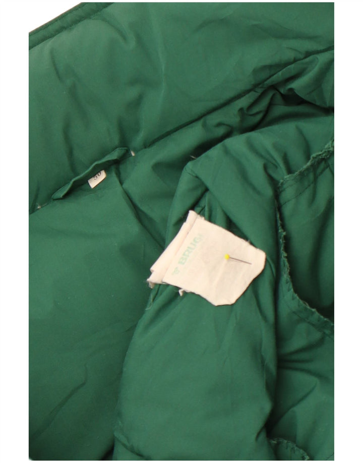Brugi wattierte Herrenjacke mit Kapuze IT 50 Large Grün