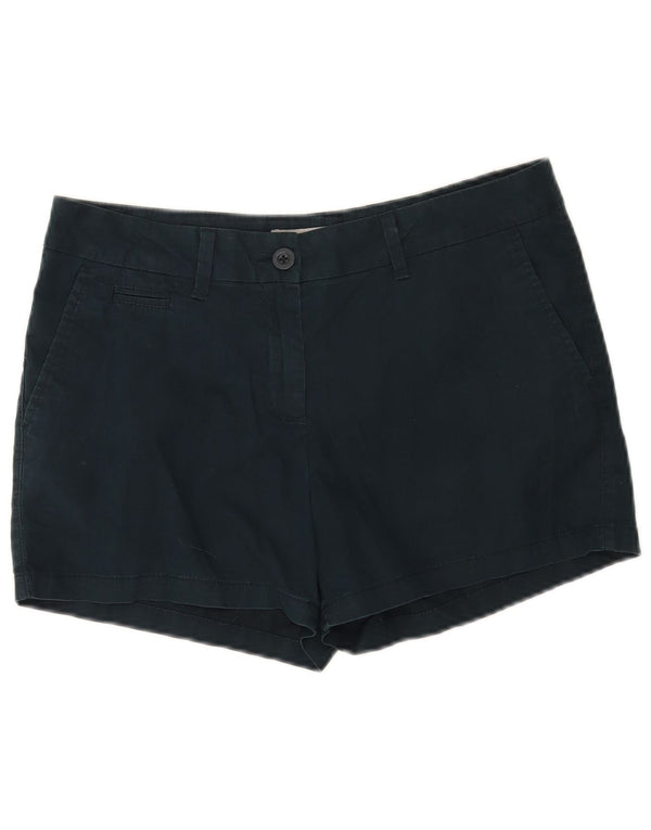 Marks & Spencer Damen Chinoshorts UK 12 Medium W30 Marineblaue Baumwolle