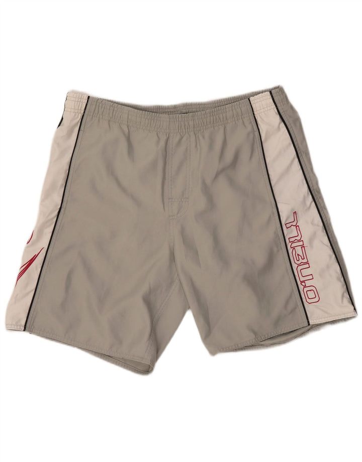 O'NEILL Herren-Sportshorts mit Grafik, mittelgraues Farbblock-Polyester