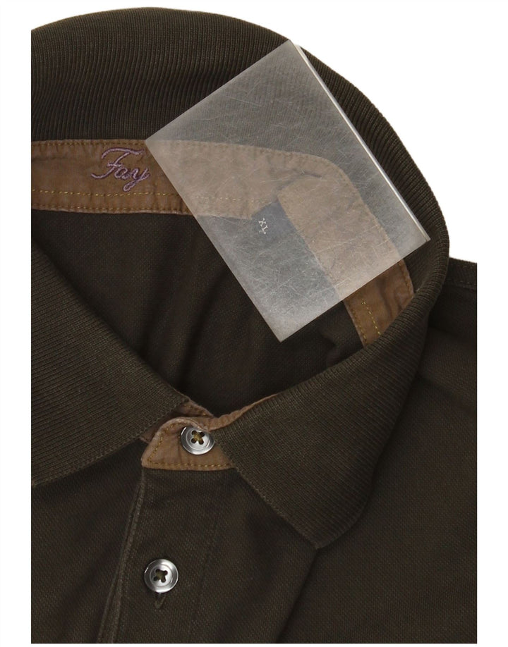 Fay Poloshirt für Jungen, 15–16 Jahre, XL, Khaki