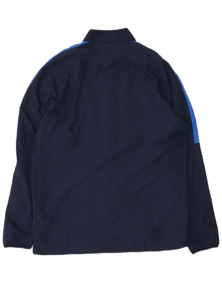 Nike Herren-Trainingsanzug-Oberteil mit Dri-Fit-Grafik, Größe L, Marineblau, Farbblock