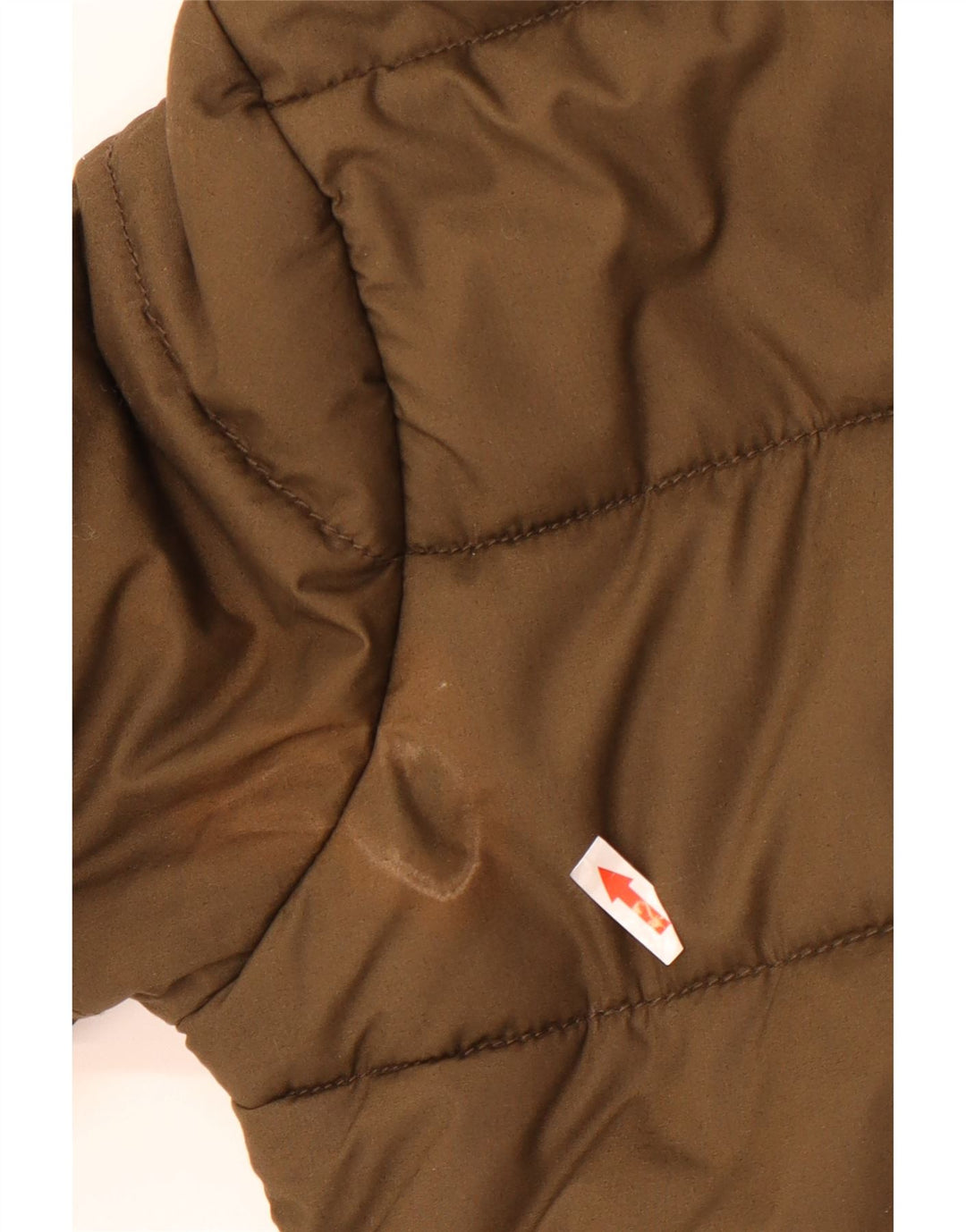Superdry Herren-Kapuzenjacke, wattiert, UK 38, Mittel-Khaki, Polyester