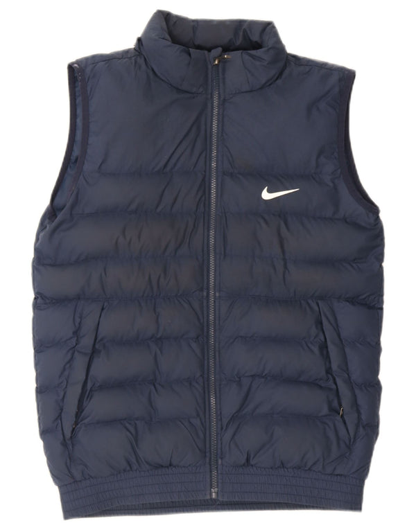 Nike Wattierte Weste für Jungen, 13–14 Jahre, XL, Marineblau, Polyester