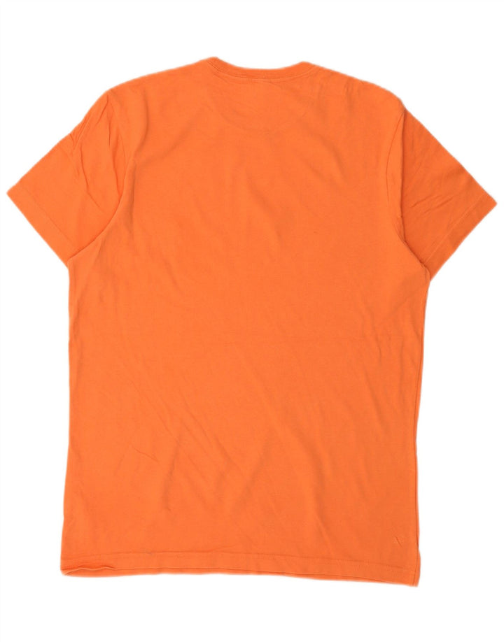 JACK WILLS Herren-T-Shirt mit klassischer Passform aus mitteloranger Baumwolle