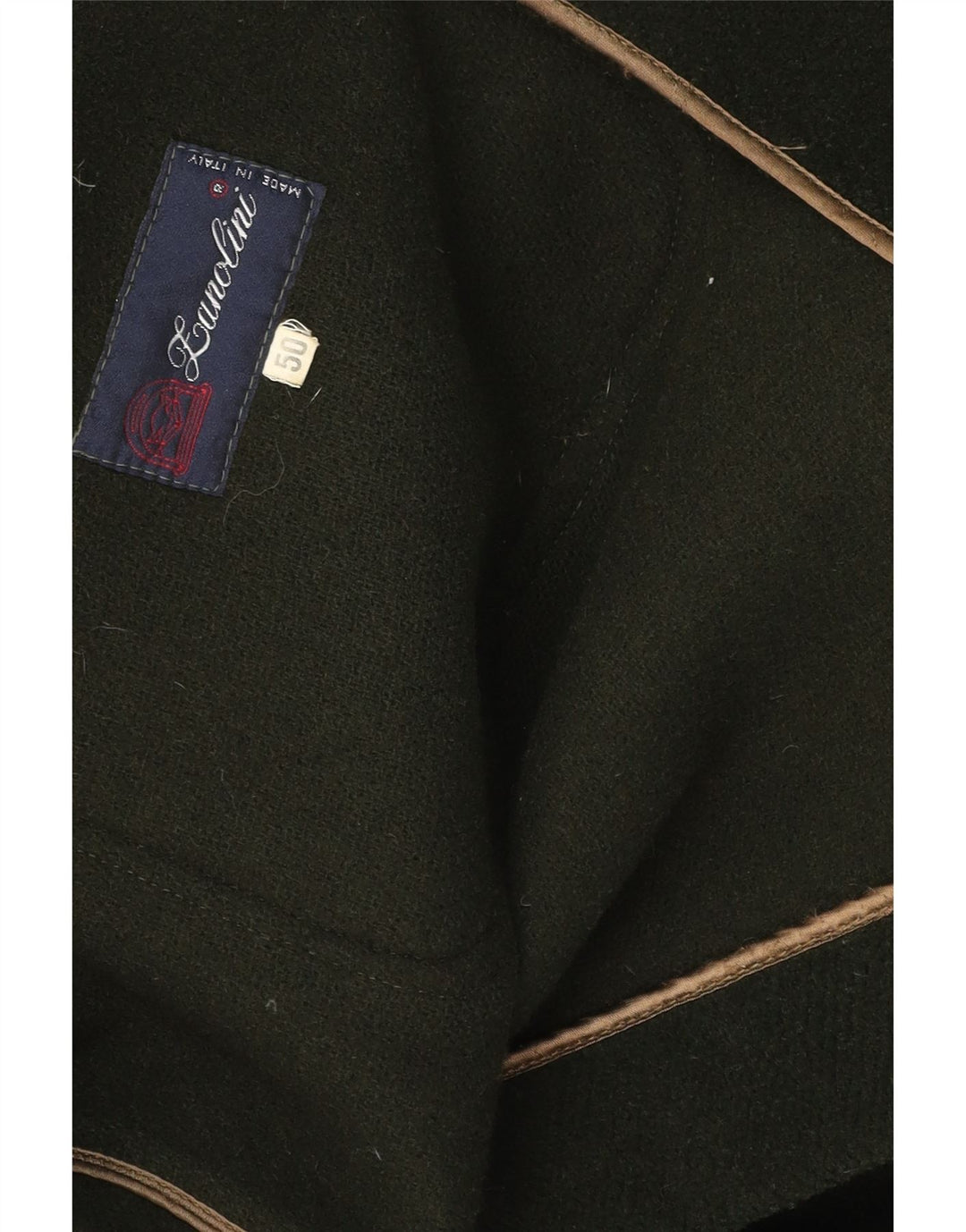 Zanolini Herren Dufflecoat mit Kapuze IT 50 Large Grün