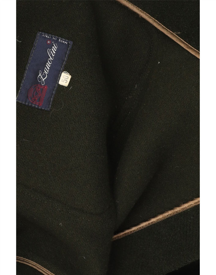Zanolini Herren Dufflecoat mit Kapuze IT 50 Large Grün