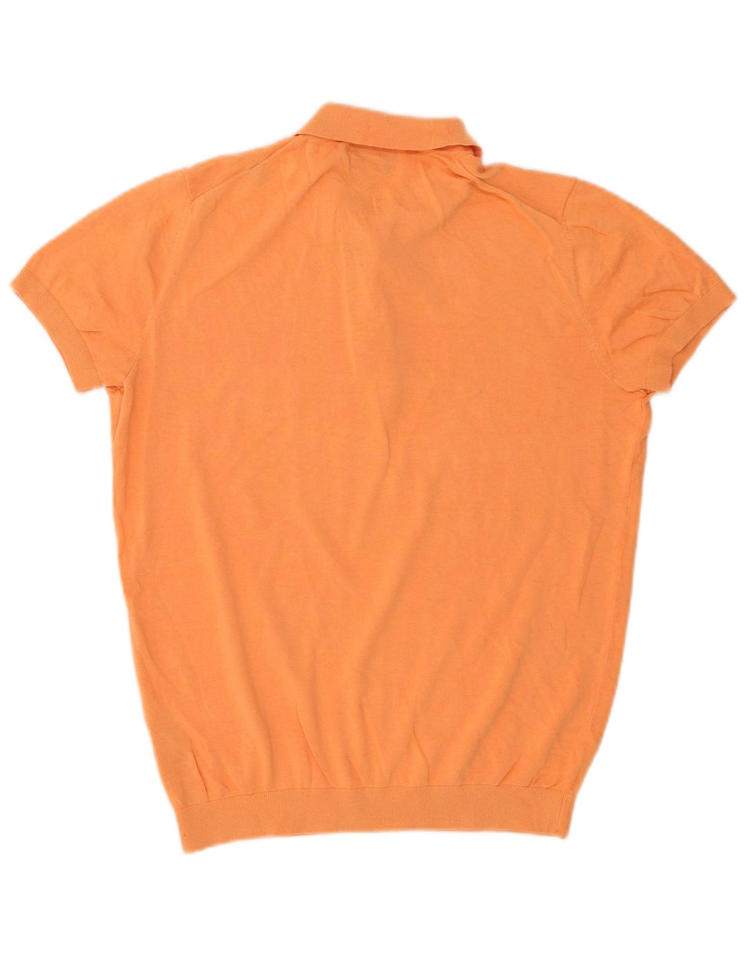 Massimo Dutti Herren Poloshirt Small Orange Baumwolle