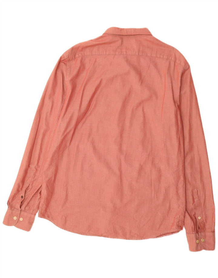 REPLAY Herrenhemd 2XL, rot kariert, Baumwolle