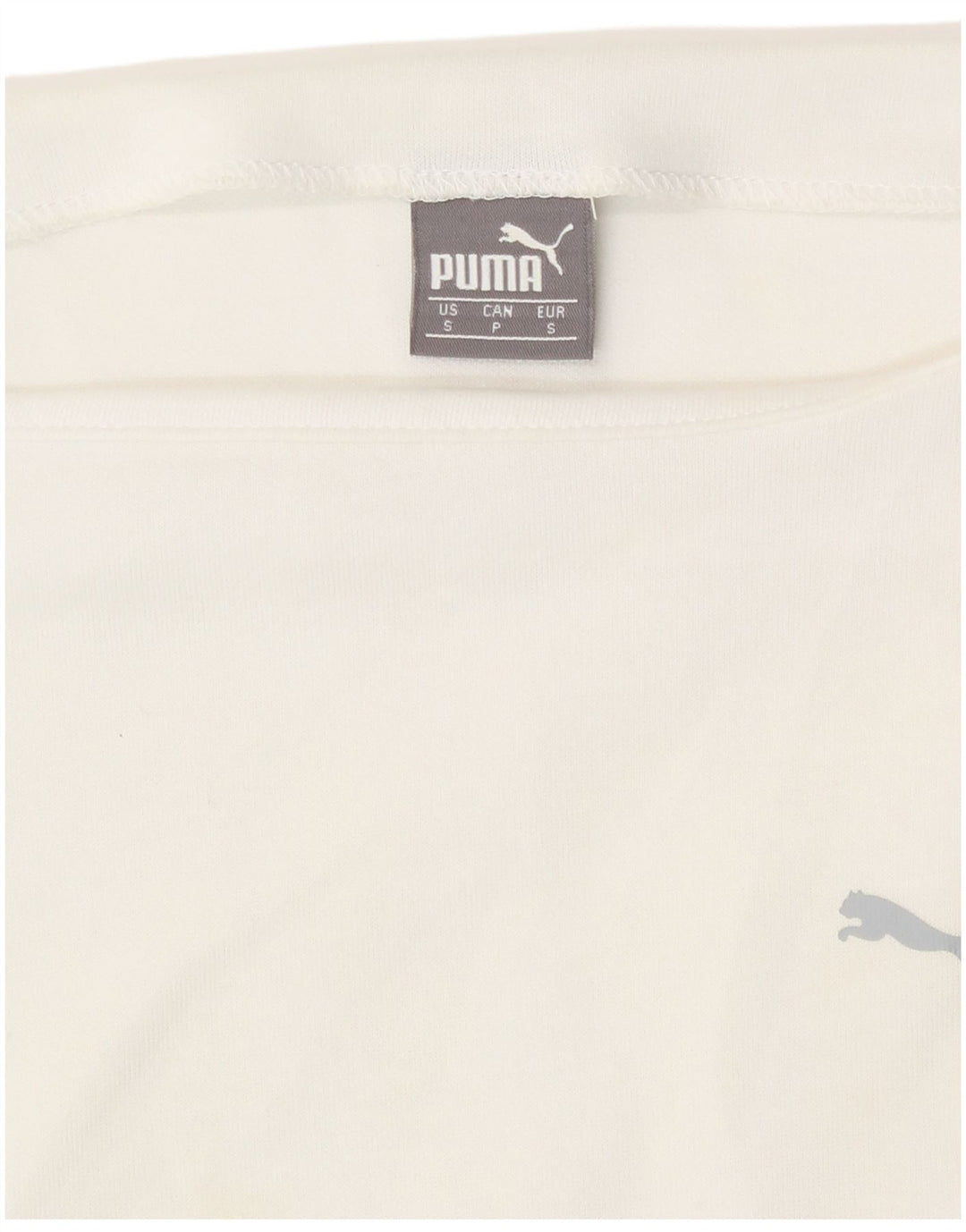 Puma Damen Loose Fit Sweatshirt Pullover UK 10 Small Weiß