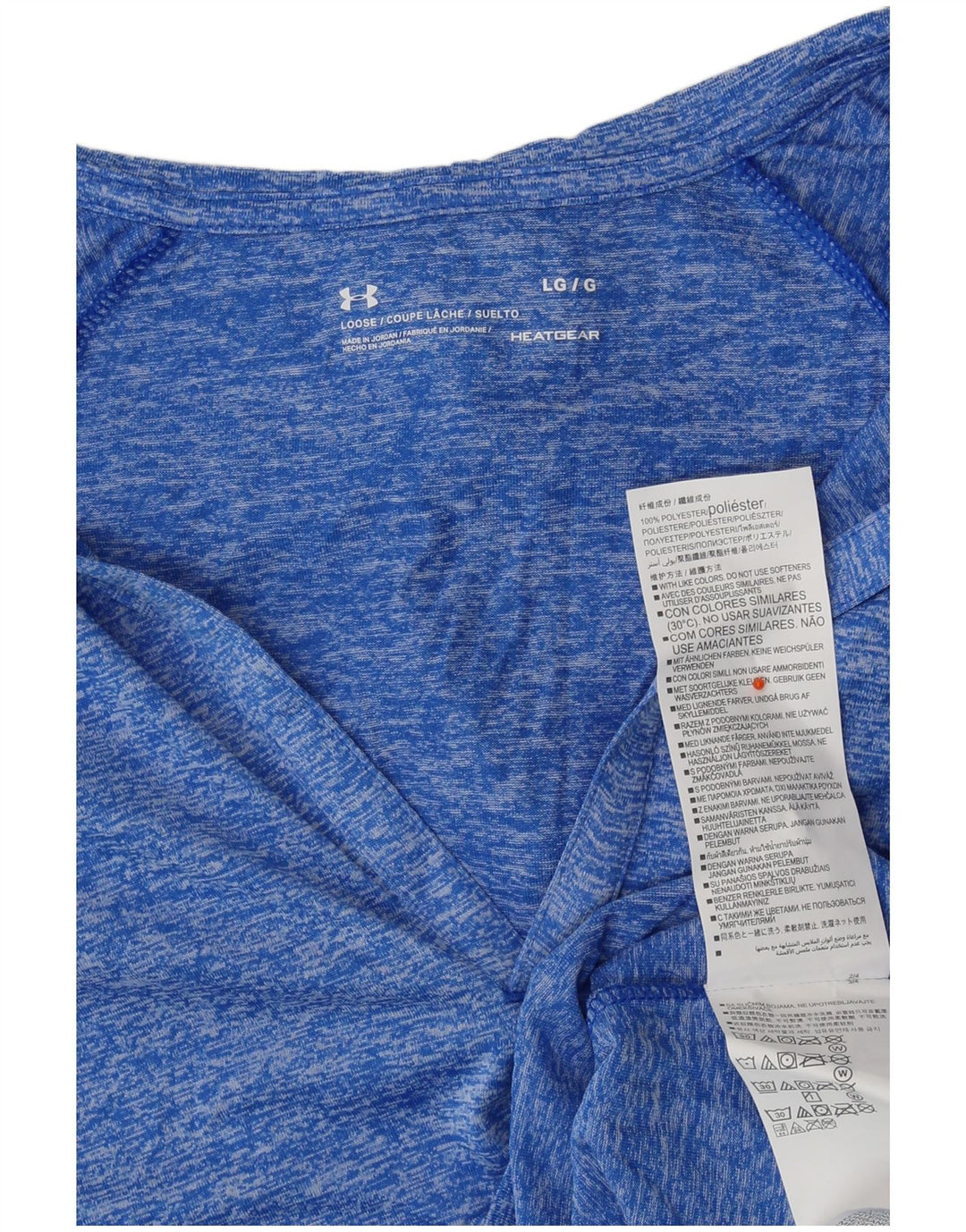 Under Armour Damen Kapuzenoberteil Langarm UK 16 Large Blau Polyester