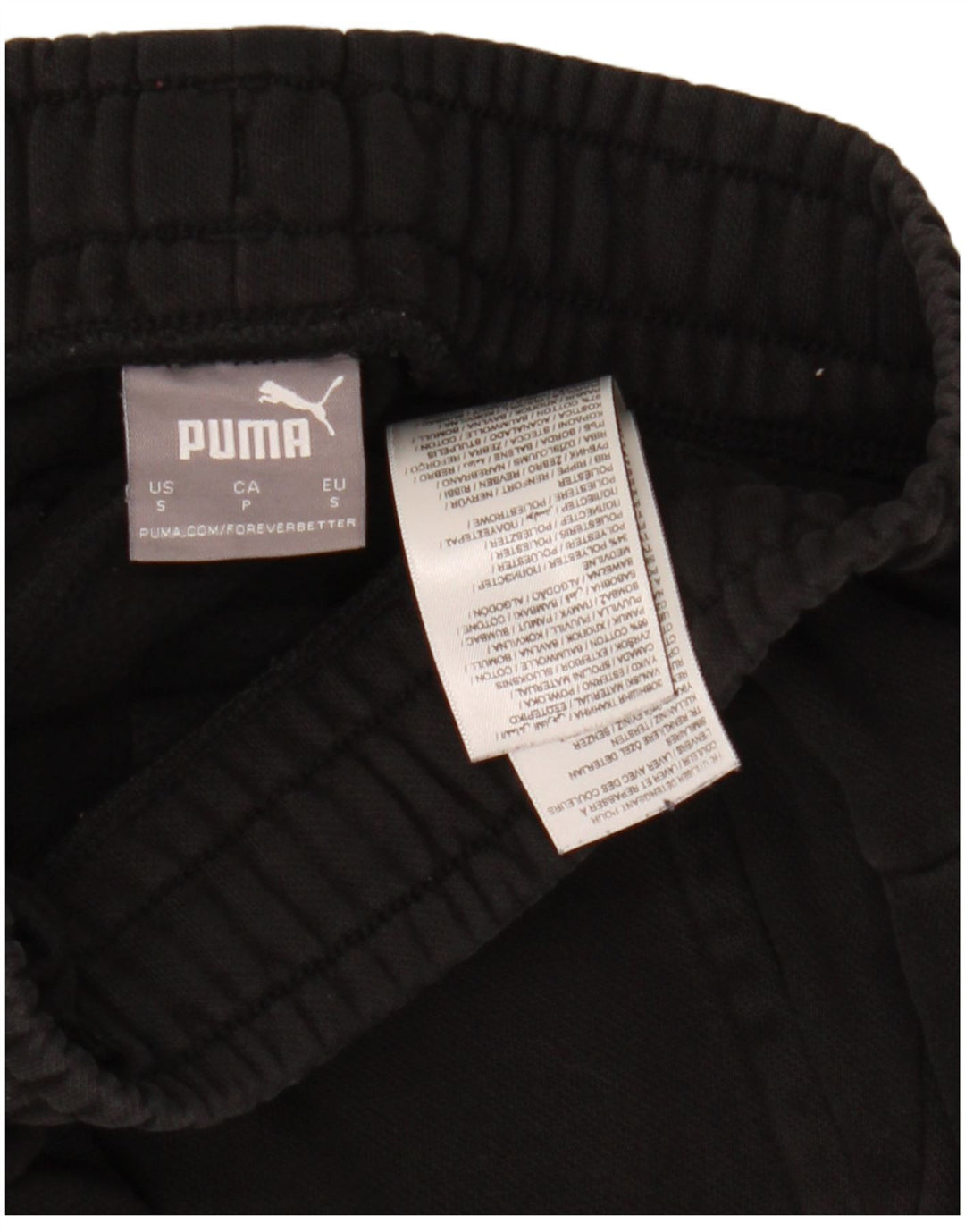 Puma Herren-Trainingshose, Jogginghose, Größe S, Schwarz, Baumwolle