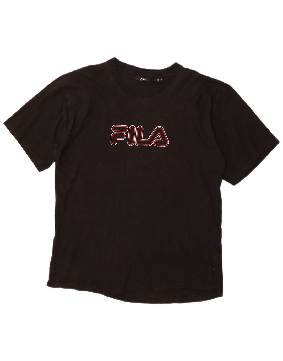 FILA Herren Grafik T-Shirt Top XL Schwarz