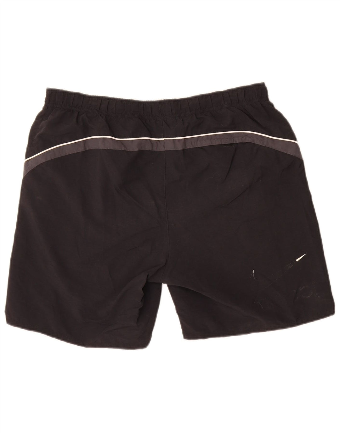 Nike Herren-Sportshorts, mittelgroß, schwarzes Colourblock-Nylon