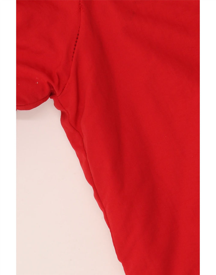 TOMMY HILFIGER Herren Bomberjacke UK 40 Großes rotes Polyamid