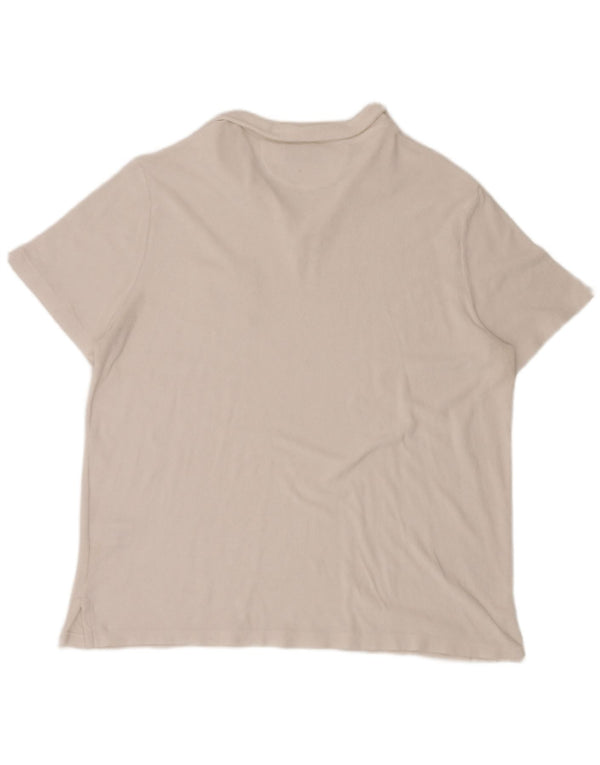 Polo Ralph Lauren Herren-Samthemd 2XL aus weißer Baumwolle
