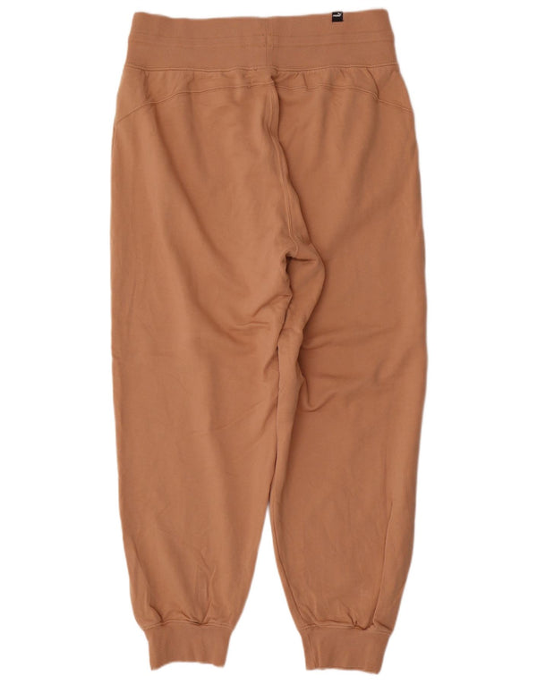 Puma Damen Trainingshose Jogger UK 16 Large Beige Baumwolle