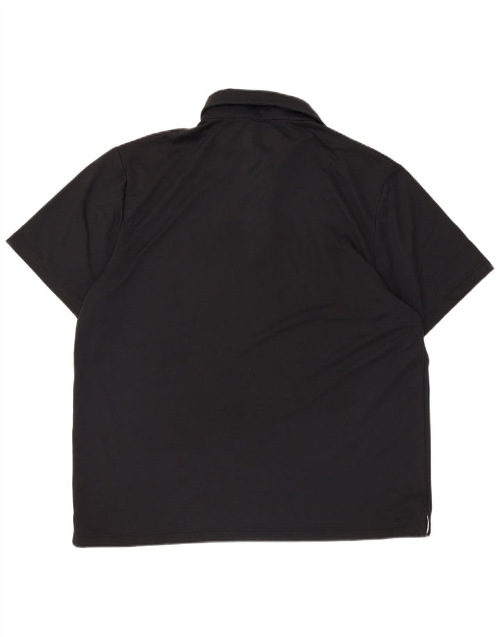 UNDER ARMOUR Herren Heat Gear Poloshirt Large Schwarz