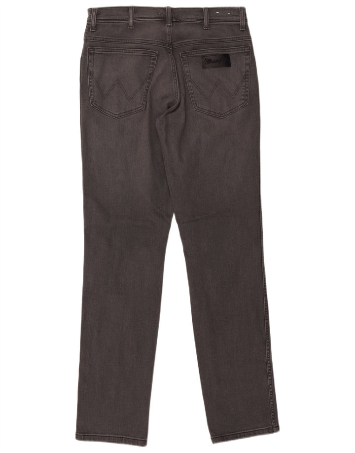 Wrangler Herren Texas Slim Jeans W32 L34 Graue Baumwolle