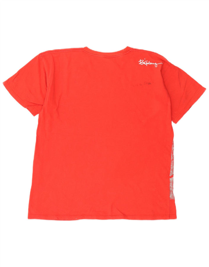 Billabong Herren Grafik T-Shirt Top XL Rot