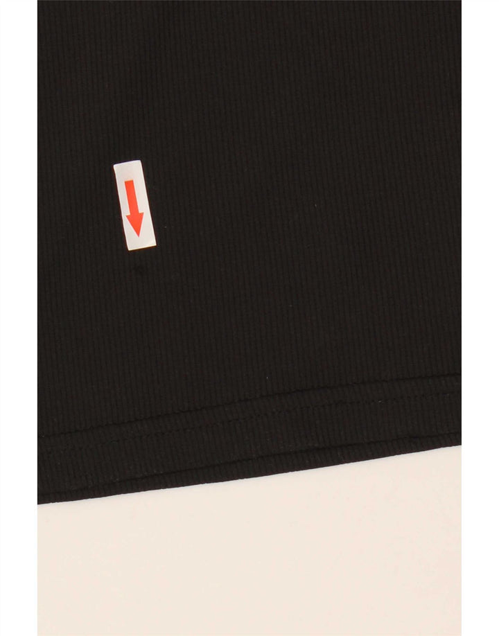 Puma Herren Grafik-T-Shirt-Oberteil Mittelschwarz gestreift aus Polyester