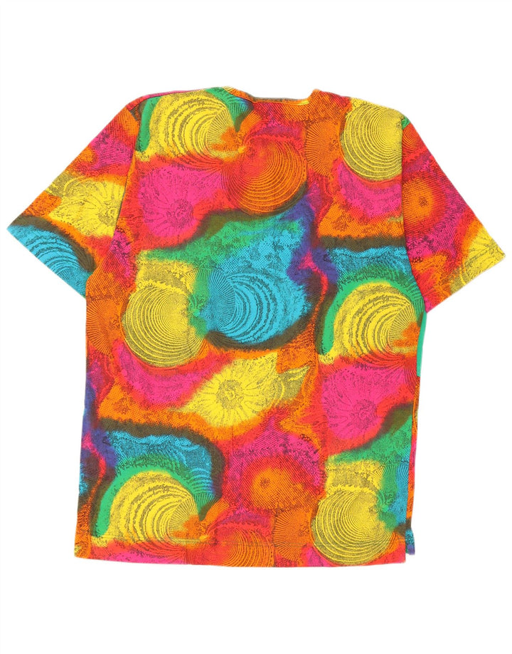 Kappa Herren-T-Shirt mit Grafik, groß, mehrfarbig, Batik-Baumwolle