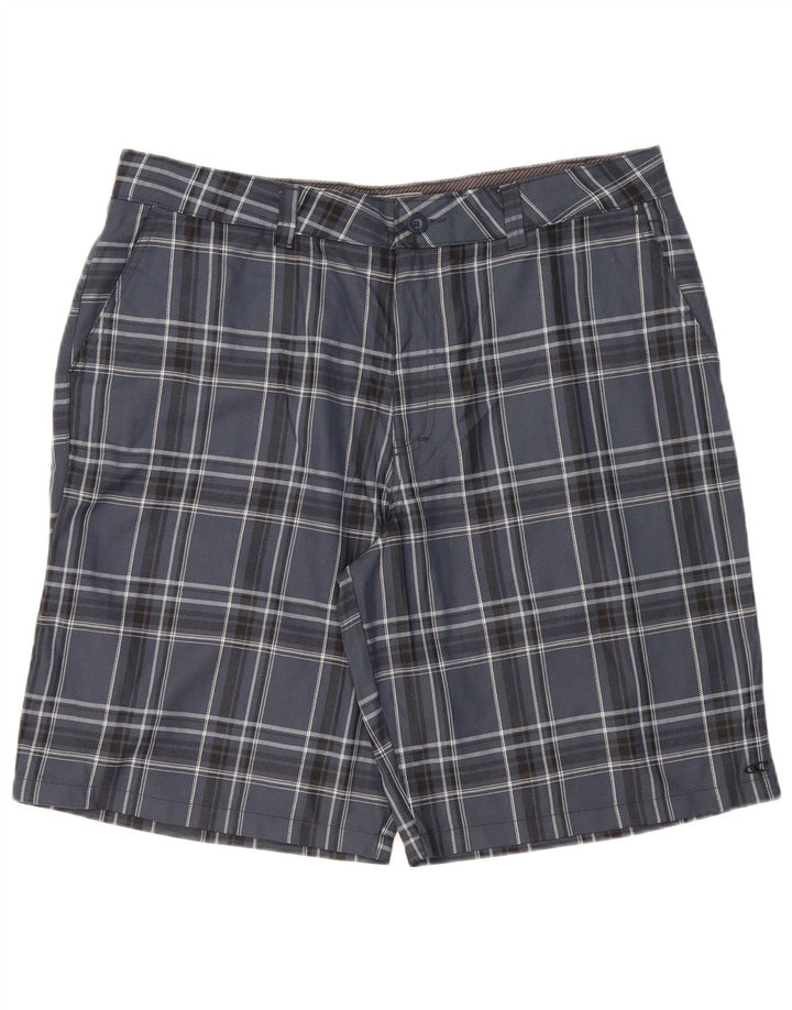 O'Neill Herren Chinoshorts W40 XL Marineblau kariertes Polyester