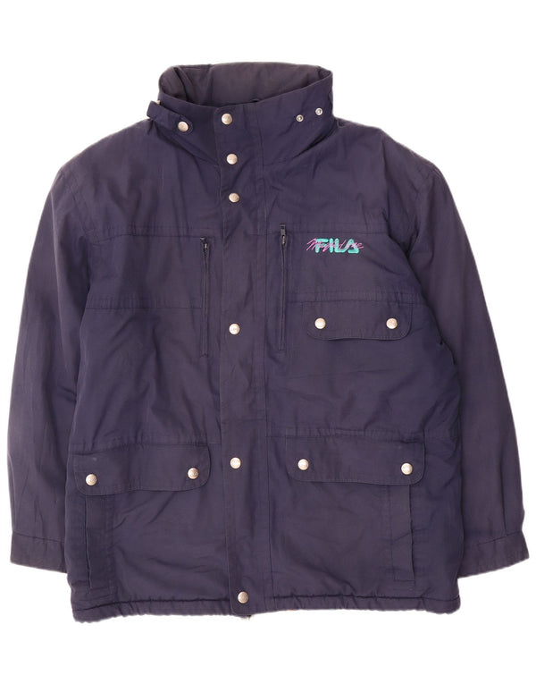 Fila Herren Magic Line Windjacke UK 44 2XL Marineblau Polyester
