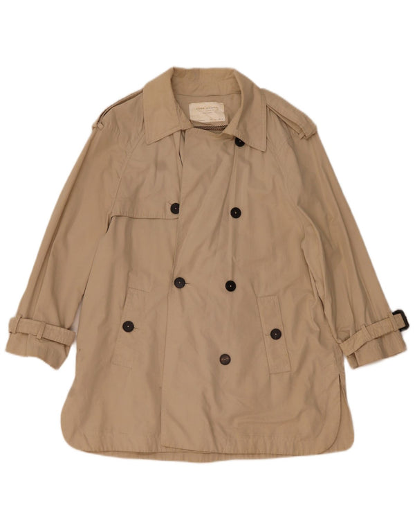 Zara Damen Übergroßer Trenchcoat UK 10 Small Beige