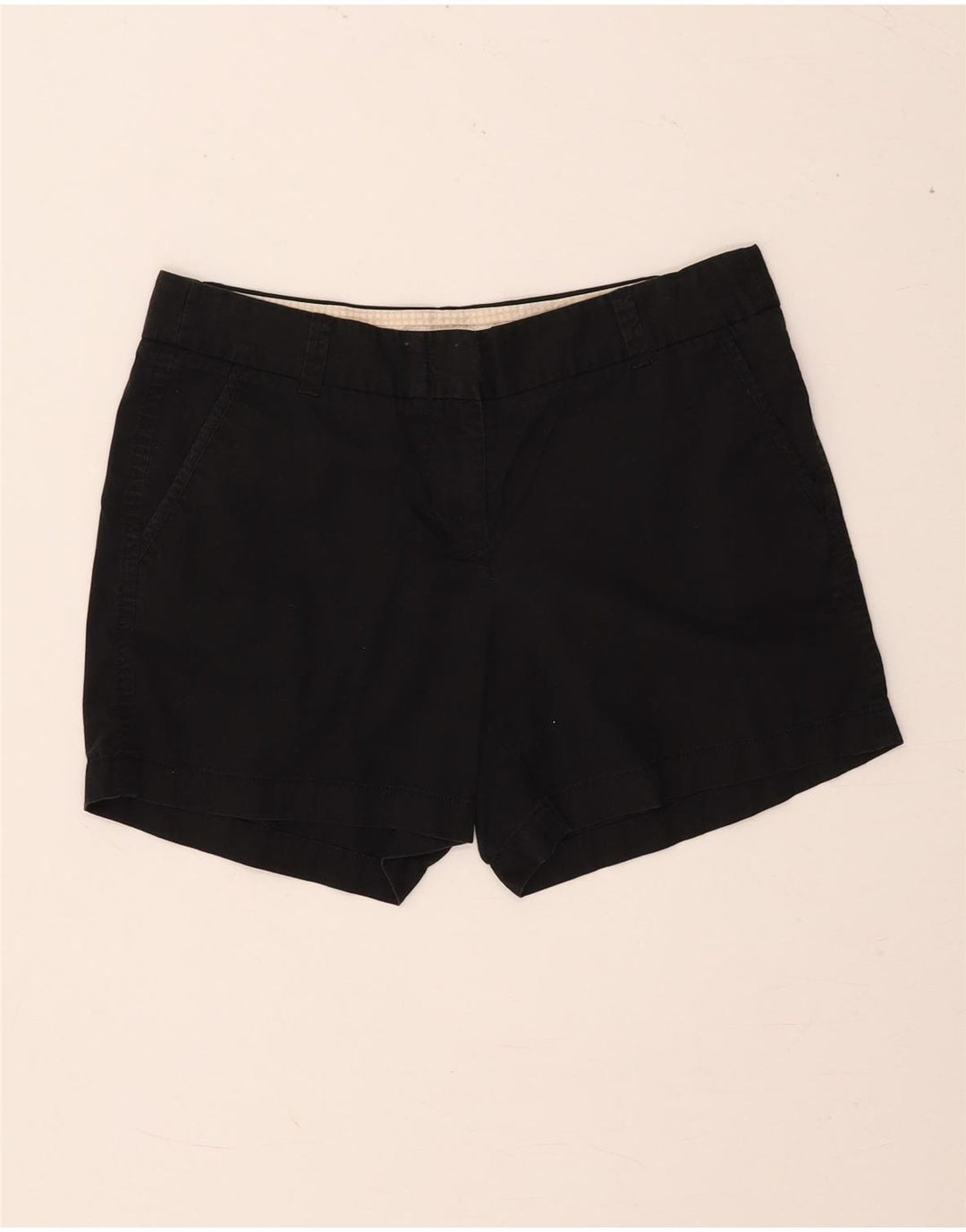 J. Crew Damen Broken In Chino Shorts US 8 Medium W30 Schwarze Baumwolle