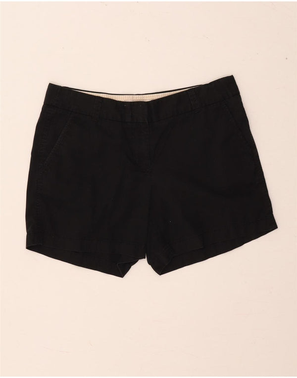 J. Crew Damen Broken In Chino Shorts US 8 Medium W30 Schwarze Baumwolle