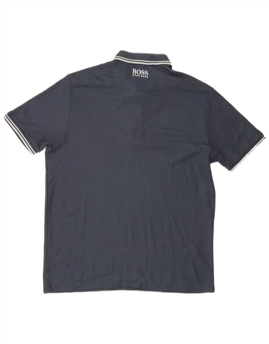 Hugo Boss Herren Poloshirt XL Marineblau Baumwolle