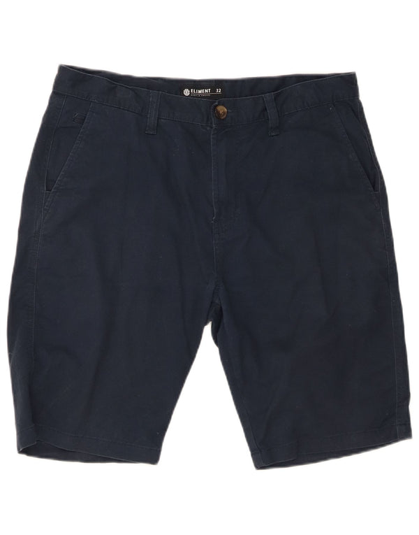 Element Herren Chinoshorts W32 Medium Marineblau Baumwolle